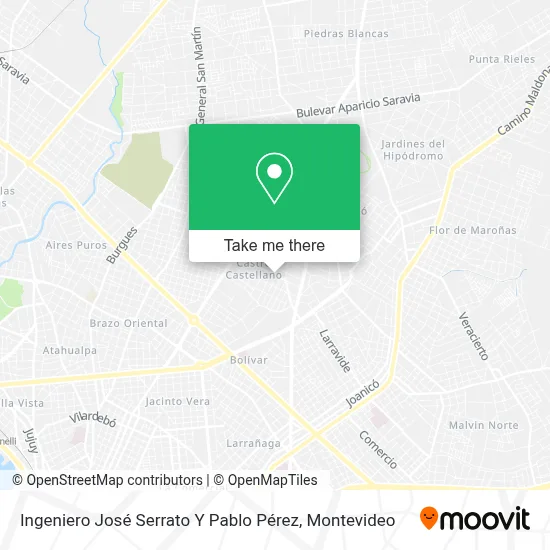 Ingeniero José Serrato Y Pablo Pérez map