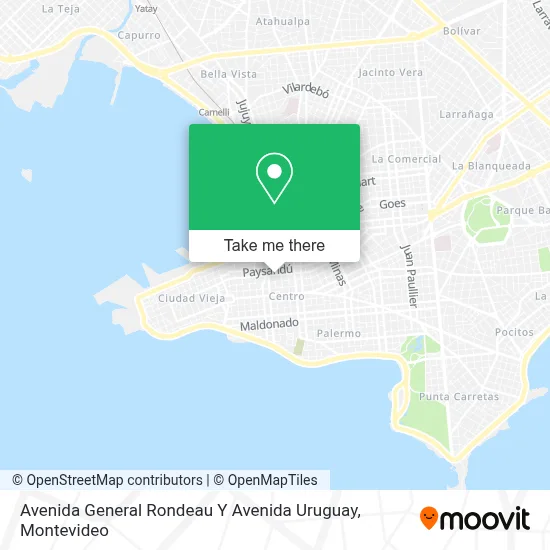 Mapa de Avenida General Rondeau Y Avenida Uruguay