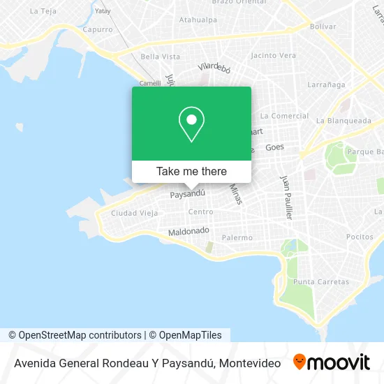 Avenida General Rondeau Y Paysandú map