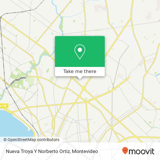 Nueva Troya Y Norberto Ortiz map