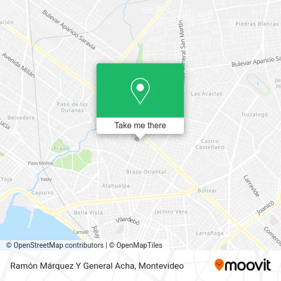 Mapa de Ramón Márquez Y General Acha