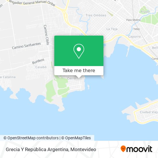 Mapa de Grecia Y República Argentina