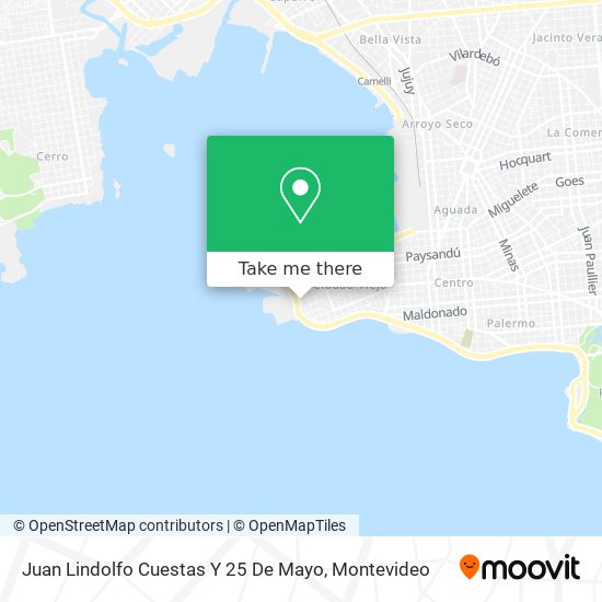 Juan Lindolfo Cuestas Y 25 De Mayo map