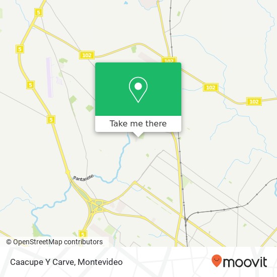 Caacupe Y Carve map