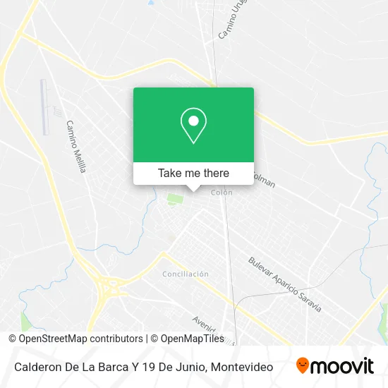 Mapa de Calderon De La Barca Y 19 De Junio