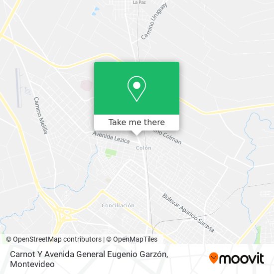 Carnot Y Avenida General Eugenio Garzón map