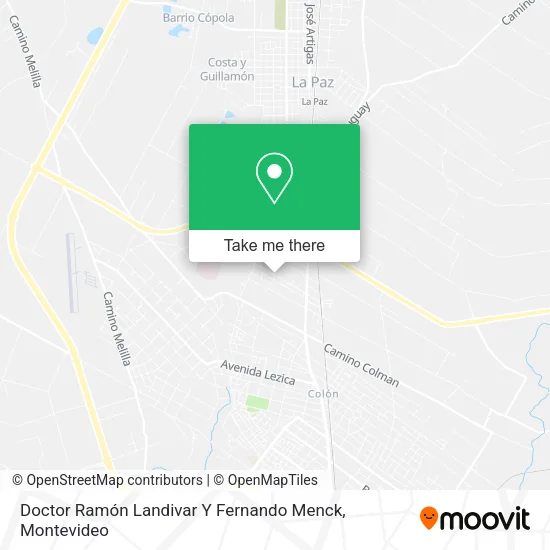 Mapa de Doctor Ramón Landivar Y Fernando Menck