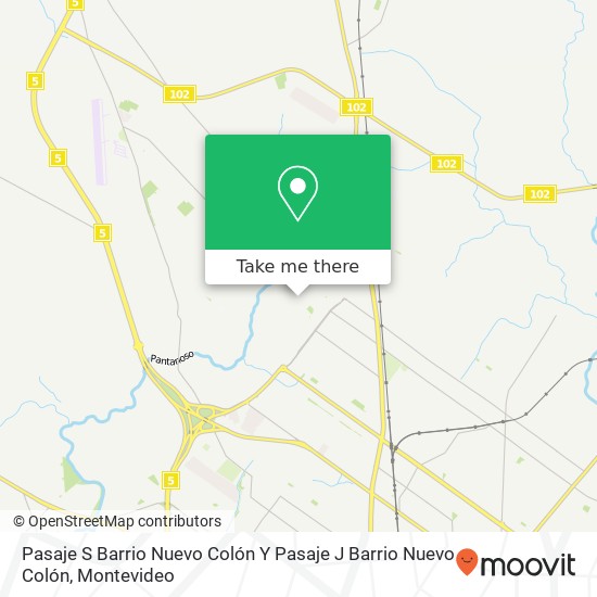 Pasaje S Barrio Nuevo Colón Y Pasaje J Barrio Nuevo Colón map