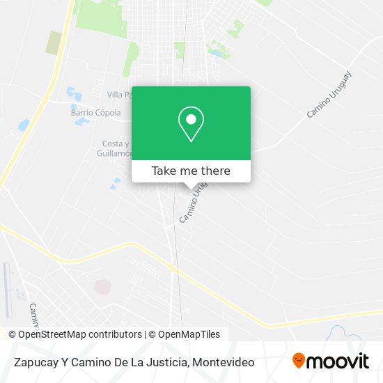 Zapucay Y Camino De La Justicia map