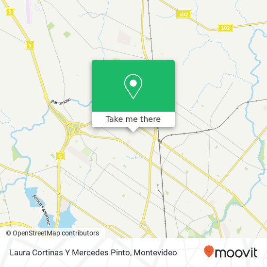 Mapa de Laura Cortinas Y Mercedes Pinto