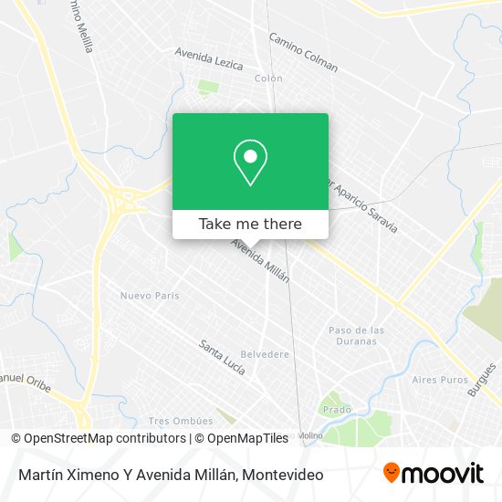 Martín Ximeno Y Avenida Millán map