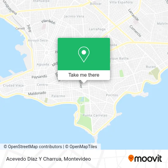 Acevedo Díaz Y Charrua map