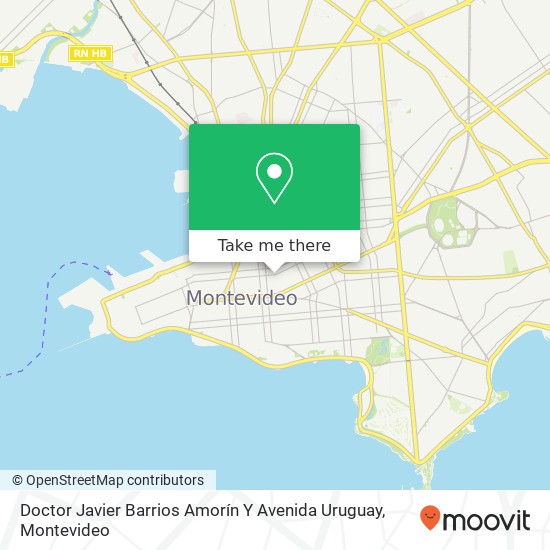 Mapa de Doctor Javier Barrios Amorín Y Avenida Uruguay