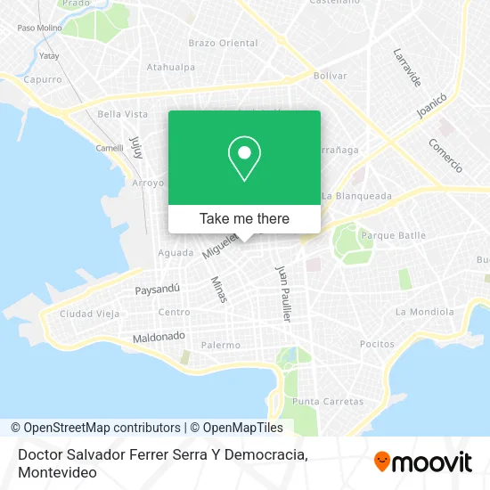Mapa de Doctor Salvador Ferrer Serra Y Democracia