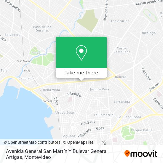 Avenida General San Martín Y Bulevar General Artigas map