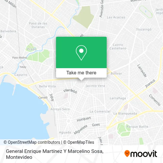 General Enrique Martínez Y Marcelino Sosa map