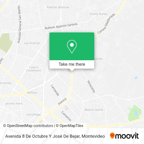 Avenida 8 De Octubre Y José De Bejar map