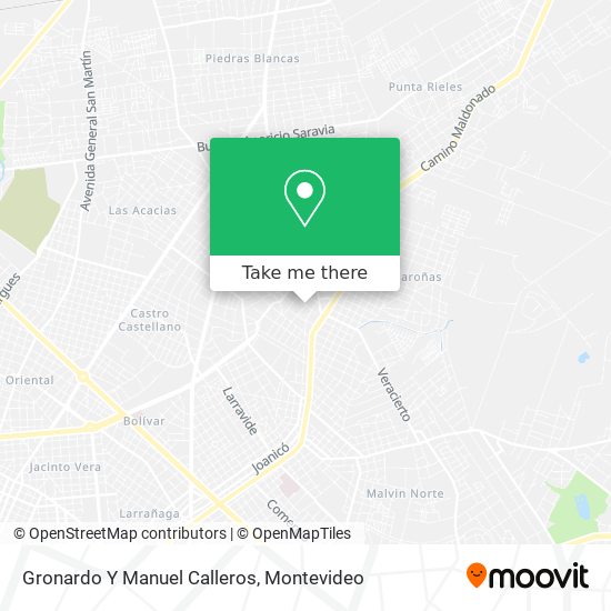 Gronardo Y Manuel Calleros map