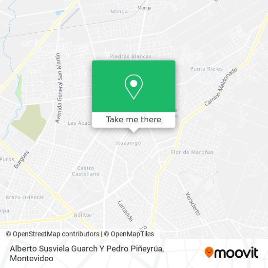 Alberto Susviela Guarch Y Pedro Piñeyrúa map