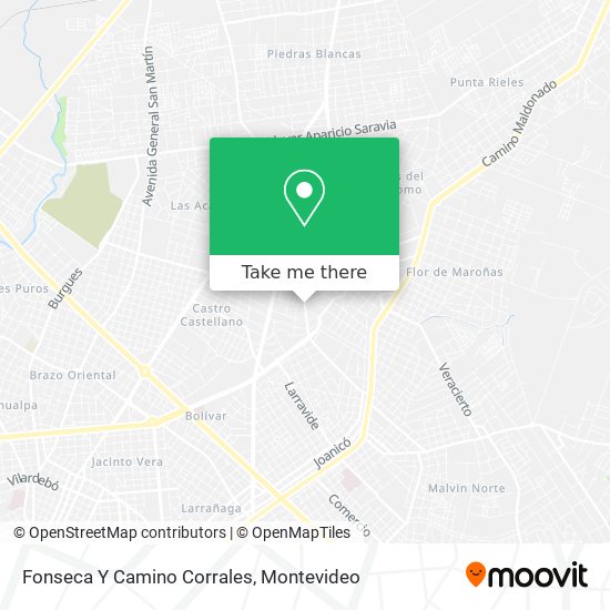Fonseca Y Camino Corrales map