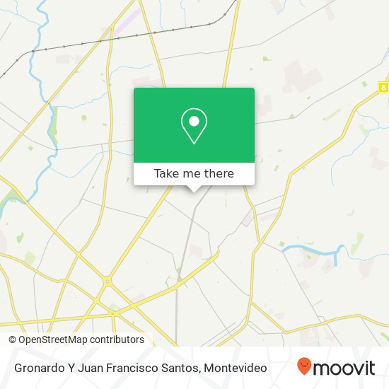 Gronardo Y Juan Francisco Santos map