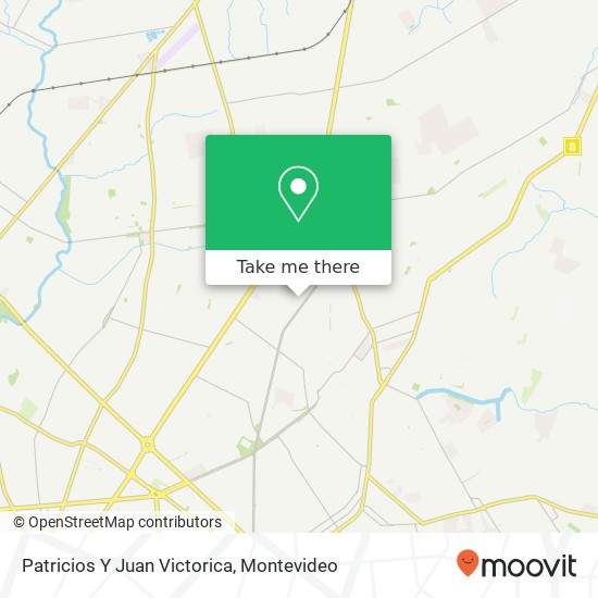 Patricios Y Juan Victorica map