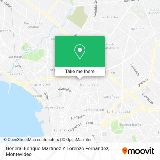 General Enrique Martínez Y Lorenzo Fernández map