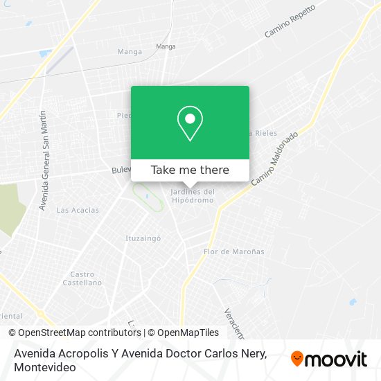 Avenida Acropolis Y Avenida Doctor Carlos Nery map