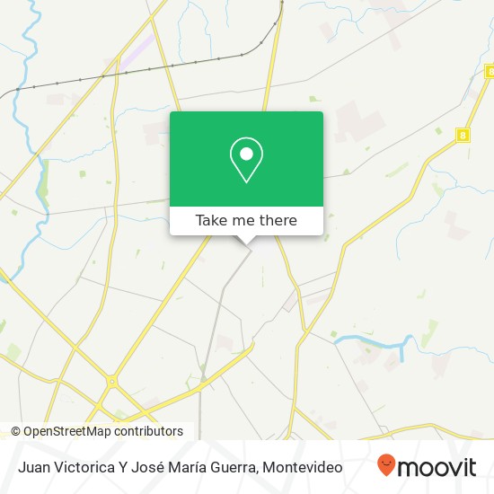 Juan Victorica Y José María Guerra map