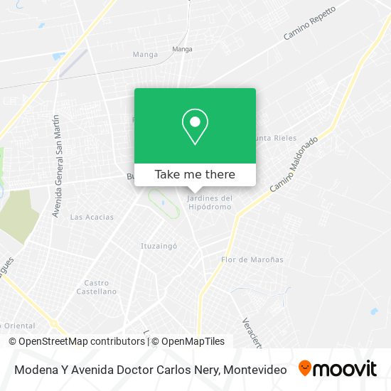 Modena Y Avenida Doctor Carlos Nery map