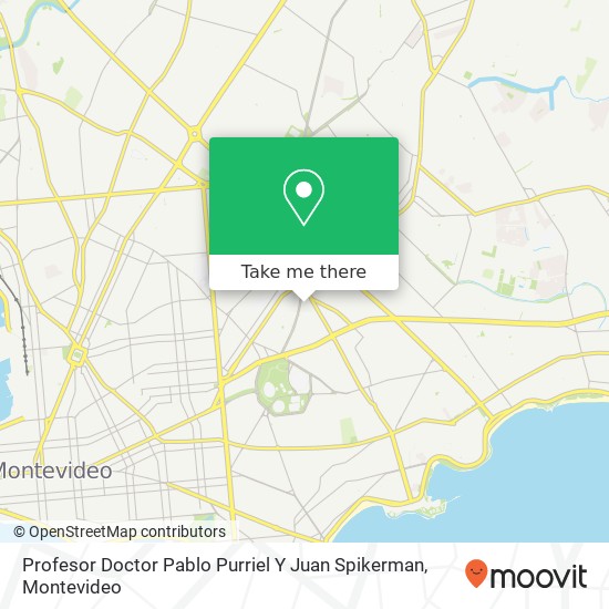 Profesor Doctor Pablo Purriel Y Juan Spikerman map