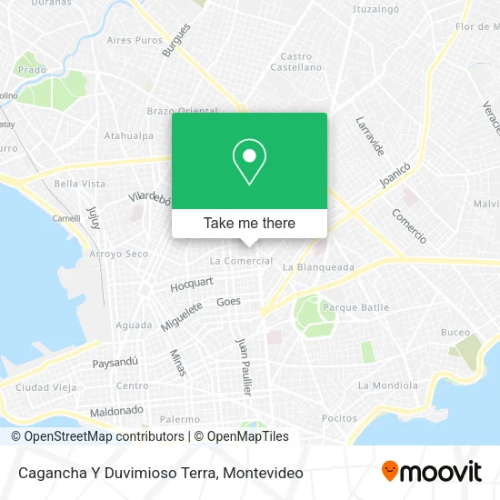 Mapa de Cagancha Y Duvimioso Terra
