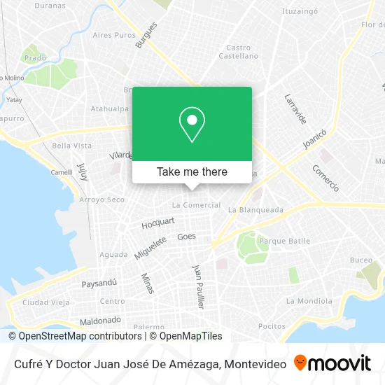 Cufré Y Doctor Juan José De Amézaga map