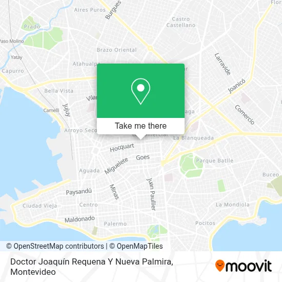 Doctor Joaquín Requena Y Nueva Palmira map
