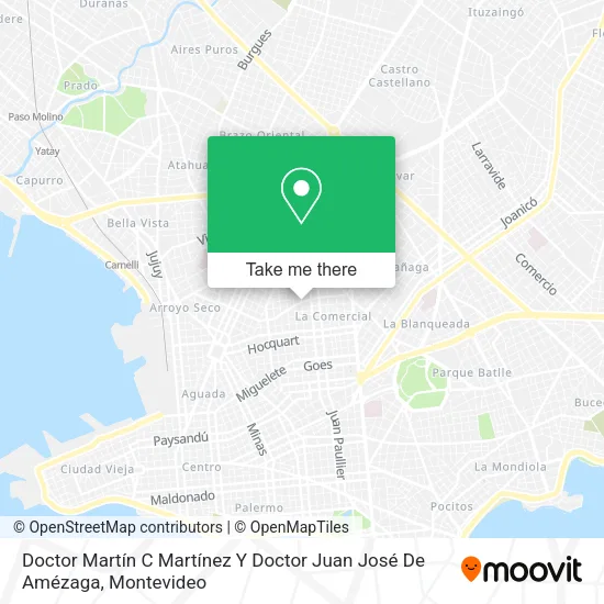Mapa de Doctor Martín C Martínez Y Doctor Juan José De Amézaga
