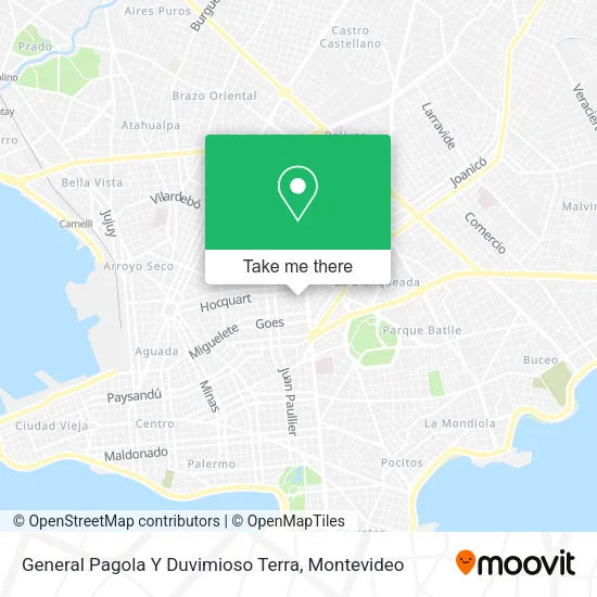 Mapa de General Pagola Y Duvimioso Terra