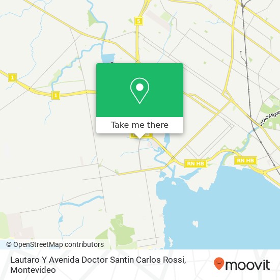 Lautaro Y Avenida Doctor Santin Carlos Rossi map
