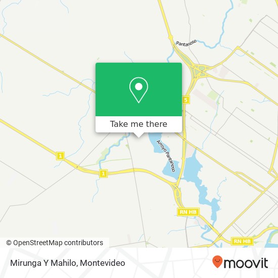 Mirunga Y Mahilo map