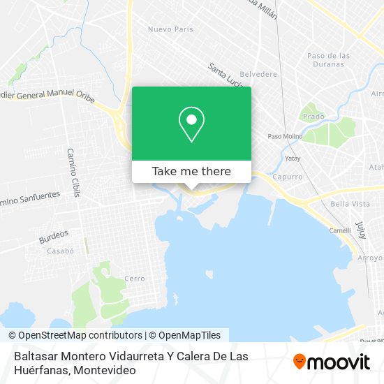 Baltasar Montero Vidaurreta Y Calera De Las Huérfanas map