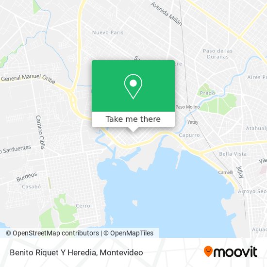 Mapa de Benito Riquet Y Heredia