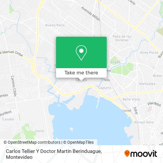 Carlos Tellier Y Doctor Martín Berinduague map