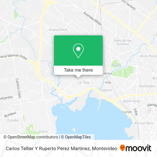Mapa de Carlos Tellier Y Ruperto Pérez Martínez