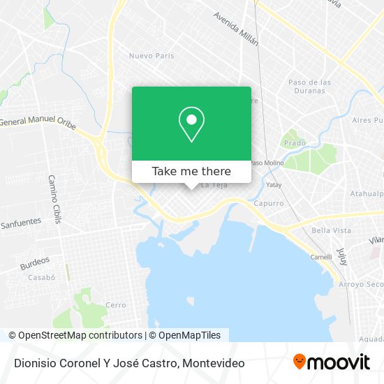 Mapa de Dionisio Coronel Y José Castro
