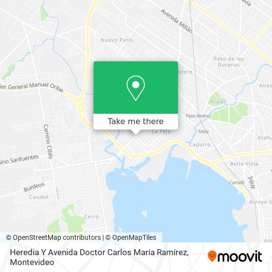 Heredia Y Avenida Doctor Carlos María Ramírez map