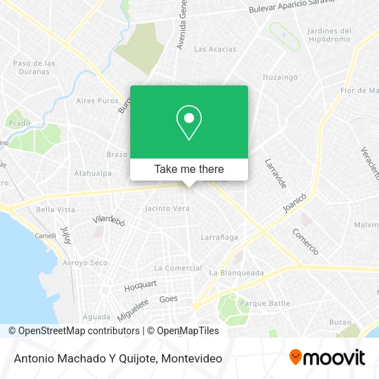 Mapa de Antonio Machado Y Quijote
