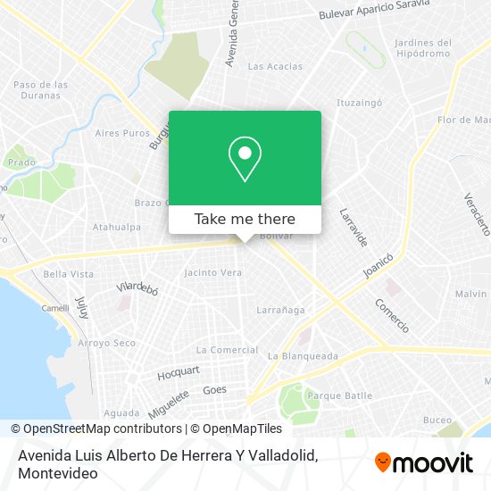 Avenida Luis Alberto De Herrera Y Valladolid map