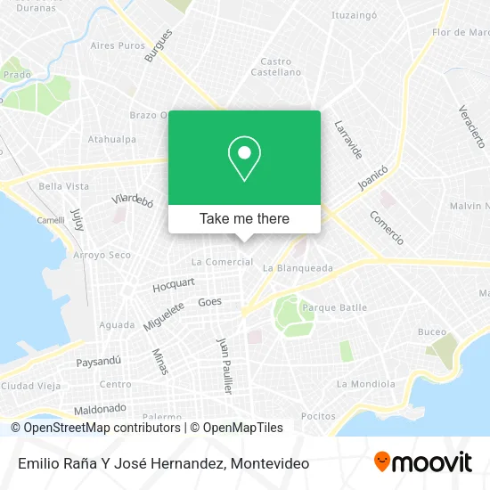 Mapa de Emilio Raña Y José Hernandez