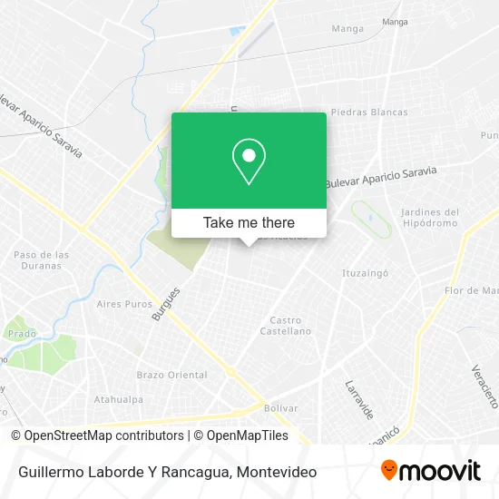 Guillermo Laborde Y Rancagua map