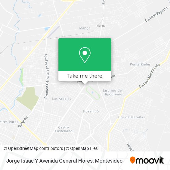 Jorge Isaac Y Avenida General Flores map
