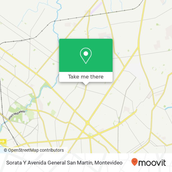 Sorata Y Avenida General San Martín map